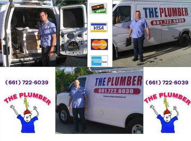 Call THE PLUMBER Lancaster, CA at (661) 722-6039